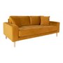 House N Lido 2,5 Seater Sofa - mustard yellow