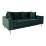 House N Lido 2,5 Seater Sofa - dark green