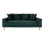 House N Lido 2,5 Seater Sofa - dark green
