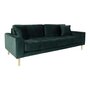 House N Lido 3 Seaters Sofa - Dark Green