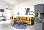 House N Lido Lounge Sofa Left Facing Mustard Yellow