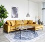 House N Lido Lounge Sofa Right Facing Mustard Yellow