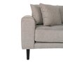 Lido Lounge Sofa Right Facing Stone Grey Fabric HN1030