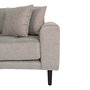 Lido Lounge Sofa Left Facing Stone Grey Fabric HN1030