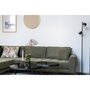 Lido Lounge Sofa Right Facing Olive Green Fabric HN1020