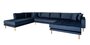House N Lido U-Sofa Open End - Dark Blue - Right Facing