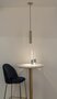 House N Paris Pendant - Brass