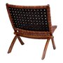 House N Perugia Folding Chair - Brown Leather