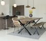 House N Toulon Dining Table - 200 x 95 cm  smoked oiled oak