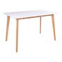 House N Vojens Dining Table - 120 cm - White / Natural
