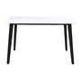 House N Vojens Dining Table - 120 cm - White / Black