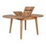 House N Metz Dining Table Built-in Extension Plate w. Butterfly Function -  Esstisch ausziehbar -  Nature Oiled Oak