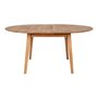 House N Metz Dining Table Built-in Extension Plate w. Butterfly Function -  Esstisch ausziehbar -  Nature Oiled Oak