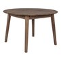House N Metz Dining Table Built-in Extension Plate w. Butterfly Function -  Esstisch ausziehbar - Nature Smoked Oak