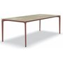Fast AllSize Tisch mit Platte aus Feinsteinzug, Hazel - Terrakotta