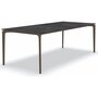 Fast AllSize Tisch mit Platte aus Feinsteinzug, Night - Maracuja