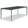 Fast AllSize Tisch mit Platte aus Feinsteinzug, Night - Öl Blau