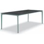 Fast AllSize Tisch mit Platte aus Feinsteinzug, Night - Pastellhellblau