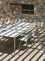 Fast AllSize Tisch mit Platte aus Feinsteinzug, Snow