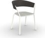 Fast Ria 7602 - Sessel - 1-White - C02 Black Sand