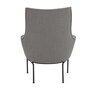 Wendelbo Aloe high back chair - Loungesessel - Black powder coated steel - Monta col. 06