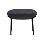 Wendelbo Aloe stool - Hocker mit Sitzpolster - Black powder coated steel - Monta col. 08