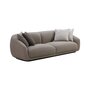 Wendelbo Montholon 2.5 Sitzer Sofa - Black Stained Oak - Cuddle Col. 04