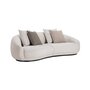 Wendelbo Montholon 2.5 Sitzer Sofa - Black Stained Oak - Bosa Col. 04