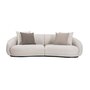 Wendelbo Montholon 2.5 Sitzer Sofa - Black Stained Oak - Bosa Col. 04
