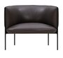 Wendelbo Sepal Lounge Chair - Sessel - Black Powder Coated Steel - Parma Mocca