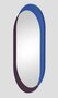 Kimo Wandspiegel Small - Sapphire / black