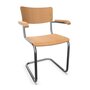 Thonet S 43 Klassik - Chrom - Buche Natur (TP 17) gebeizt I