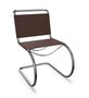 Thonet S 533 L | Freischwinger- Standard, Kernleder schokolade