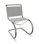 Thonet S 533 L | Freischwinger- Standard, Kernleder granit
