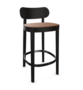 Thonet 118 SPHT-Buche Schwarz (TP 29) gebeizt I-Schwarz (TP 29) gebeizt I-LEDER I - New Cognac 680