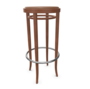 Thonet 204 PH-Buche Nussbaum (TP 24) gebeizt I-LEDER I - New Cognac 680-Thonet 204 PH-Kunststoff Braun