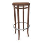 Thonet 204 PH | Barhocker - Buche Nussbaum (TP 24) - LEDER I - New Cognac 680