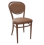 Thonet 215 P | Bugholzstuhl - Buche Nussbaum (TP 24) - LEDER I - New Cognac 680