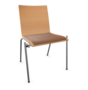 Thonet S 162 SP | Stahlrohrstuhl - Buche Natur (TP 17) gebeizt I - LEDER I - New Cognac 680