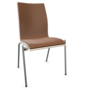 Thonet S 168 P-Buche Weiß (TP 200) lasiert gebeizt II-LEDER I - New Cognac 680