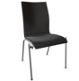 Thonet S 168 SP-Buche Schwarz (TP 29) gebeizt I-LEDER I - Nero 622