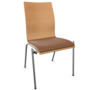 Thonet S 168 SP-Buche Natur (TP 17) gebeizt I-LEDER I - New Cognac 680