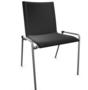 Thonet S 262 P-Buche Schwarz (TP 29) gebeizt I-LEDER I - Nero 622