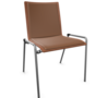 Thonet S 262 P-Buche Kirschbaum (TP 44) gebeizt I-LEDER I - New Cognac 680