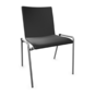 Thonet S 262 PV - Chrom - LEDER I - Nero 622