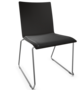 Thonet S 182 SPST | Stahldrahtstuhl - Buche Schwarz (TP 29) - LEDER I - Nero 622