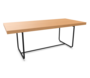 schwarz (TS 9005) lackiert  -  Buche natur (TP 17)
