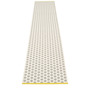 Pappelina Noa - Warm Grey · Vanilla · Mustard Edge - 70 x 350 cm