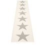 Pappelina Viggo One - Warm Grey · Vanilla - 70 x 350 cm