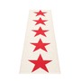 Pappelina Viggo One - Red · Vanilla  - 70 x 250 cm
